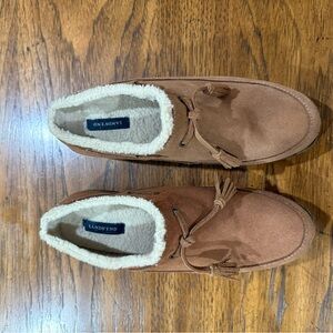 Landsend suede comfy clog/slipper -8-1/2D